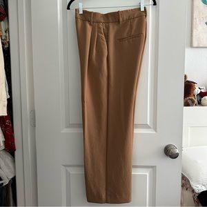Aritzia Wilfred Effortless Wideleg Pants in size 4 in Tan/Brown